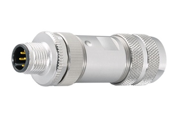 Złącze przewodowe Binder M12-A, 8,0–10,0 mm, z możliwością ekranowania, zacisk śrubowy, IP67, UL