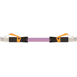 Przemysłowe przewody Ethernet/CAT5, PVC, złącze A: prosty RJ45, złącze B: prosty RJ45, 12,5 xd