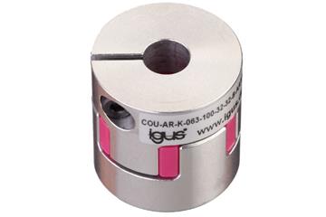 Sprzęgło szczękowe z osiowym zaciskiem okrągłym