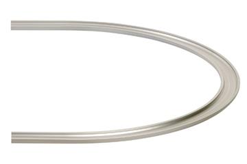 drylin® W szyna podwójna, WSB, profil kwadratowy, półkoło