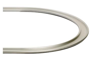 drylin® W szyna podwójna, WSB, profil okrągły, dostępna jako półkole