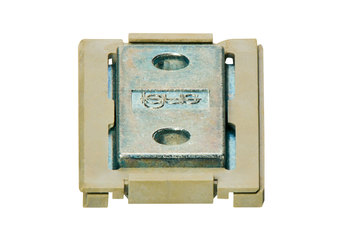 Wózek prowadzący drylin® N, rozmiar montażowy 27, element ślizgowy iglidur® RN213 o podwyższonej odporności termicznej