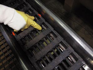 e-chain® used in the composting plant