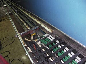 e-chain® used in the composting plant