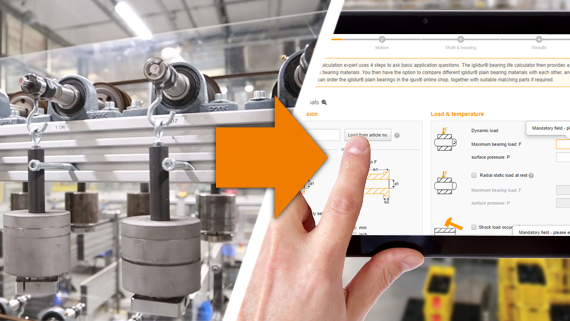 Test w laboratorium badawczym i narzędzie online igus