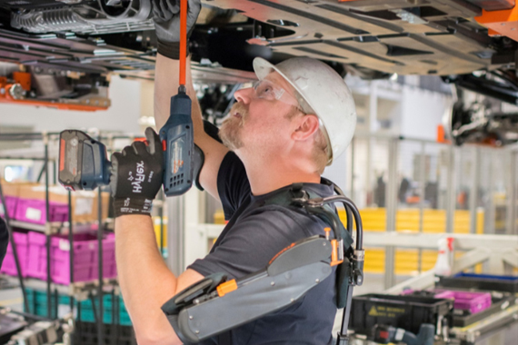 Egzoszkielet „AIRFRAME ™” z łożyskami ślizgowymi iglidur