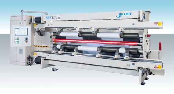 Elementy z drukarki 3D igus w przewijarce Kampf BSF_Slitter