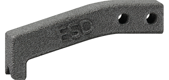 Wydrukowana w 3D, przykładowa część chwytaka