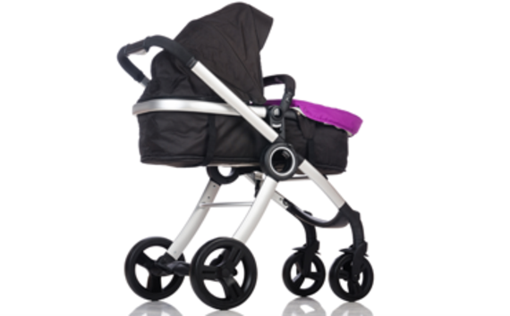 Łożysko ślizgowe w wózku dziecięcym, wydrukowane w 3D