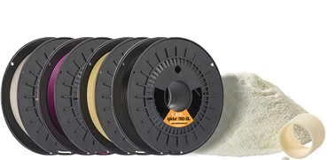 Trybofilamenty i proszek do spiekania laserowego