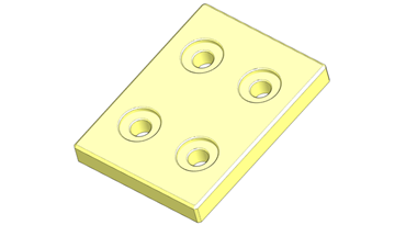 Skonfiguruj plik CAD płyty ślizgowej online