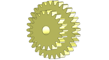 Skonfiguruj model CAD koła zębatego online