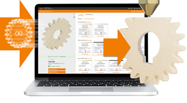 Skonfiguruj model CAD koła zębatego online