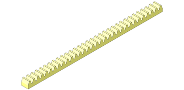 Skonfiguruj plik CAD listwy zębatej