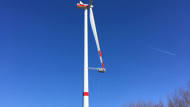 Platforma robocza turbiny wiatrowej