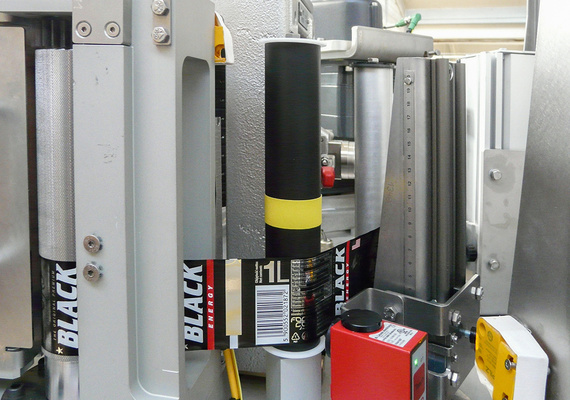KHS Labelling machine guide rollers