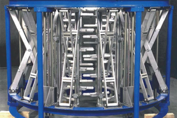 Jedna z maszyn do wytłaczania z rozdmuchiwaniem folii firmy Reifenhäuser GmbH