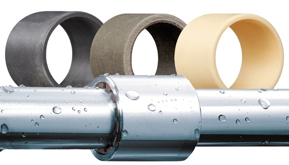 Wilgotna prowadnica liniowa i łożysko ślizgowe