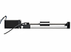 Niskoprofilowa oś liniowa z elementami aluminiowymi i polimerowymi