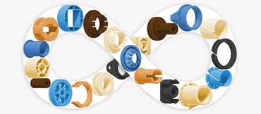 Różne łożyska niestandardowe produkowane przez igus® zgodnie z Państwa szczególnymi wymaganiami