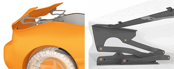 iglidur w systemach dachów składanych