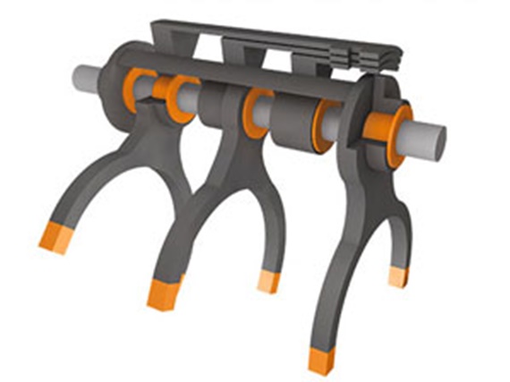 Koło zębate siłownika