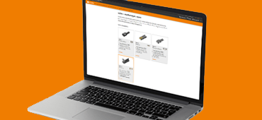 Skonfiguruj niskoprofilową prowadnicę liniową drylin® N