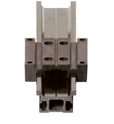 Szyna z włókna węglowego drylin® W z polimerowym wózkiem