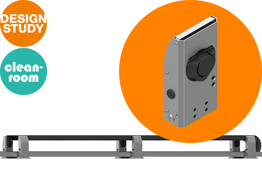 Rolki nośne odpowiednie dla pomieszczeń czystych