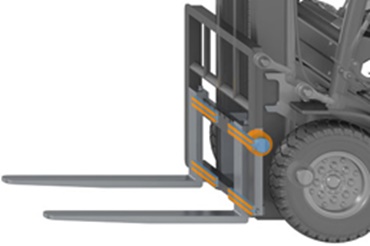 Półfabrykaty iglidur® w widłach podnośnika