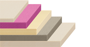 Przesuwne płyty wykonane z półproduktów