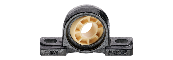 Wkładka sferyczna z łożyskiem stojakowym w żeliwnej oprawie