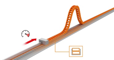 Podnoszenie się prowadnika przy długich drogach przesuwu