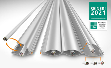 System prowadzenia przewodów e-skin® flat