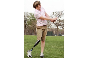 Proteza nogi z łożyskami iglidur® firmy Batchford Products