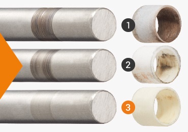 Wydrukowana w 3D tuleja z tworzywa sztucznego o niskim współczynniku tarcia