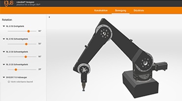 robolink® designer z ramieniem przegubowym robolink® D