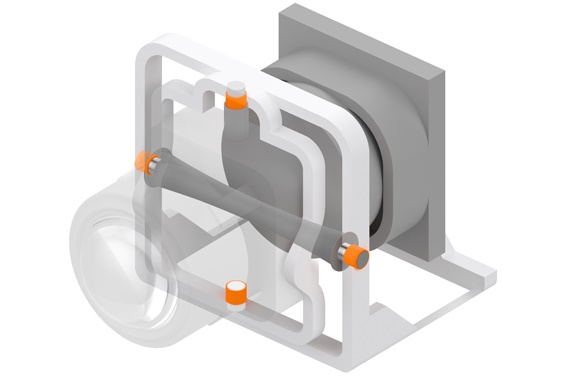 Reflektory z łożyskami ślizgowymi iglidur