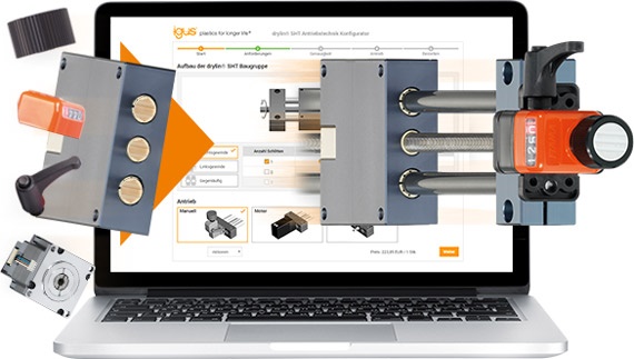 Skonfiguruj osie liniowe SHT ze śrubą pociągową