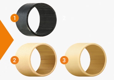 Łożyska ślizgowe wydrukowane w 3D i krótki skok liniowy