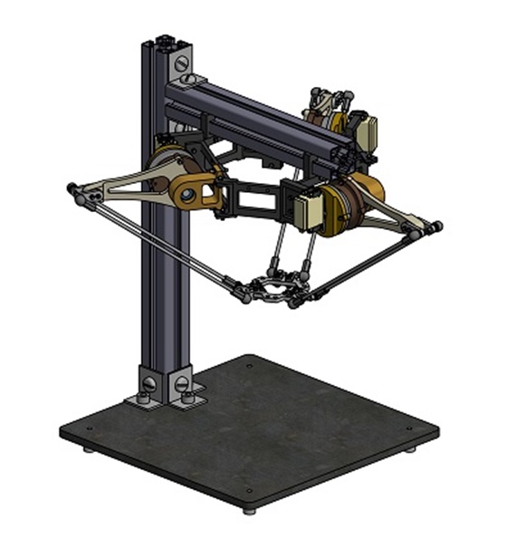 Zmienne podwójne łożysko kuliste igubal® w robocie DELTA - igus YES